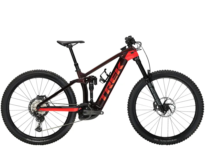2022 Trek Rail 9.8 XT Electric Mountain Bike Carbon Red Smoke